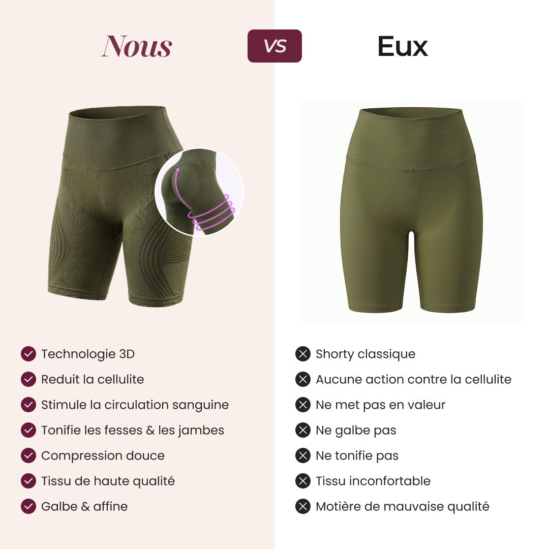 Short 3D | Vert Olive