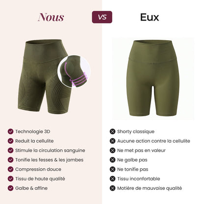 Short 3D | Vert Olive