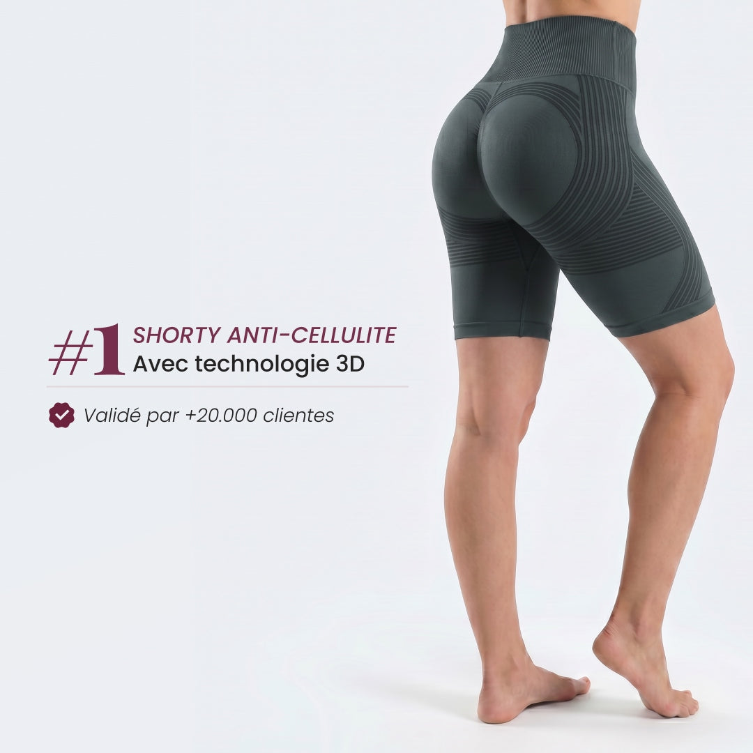 Short 3D | Gris Foncé