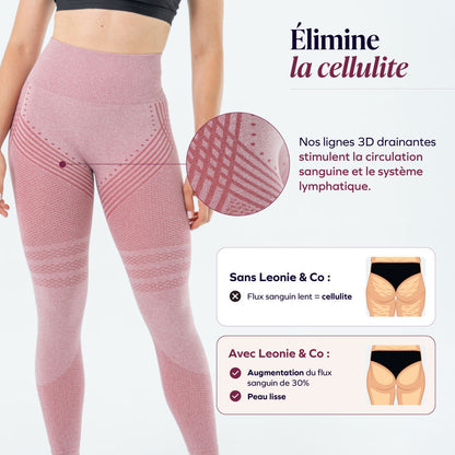 Legging 3D | Rose Pastel